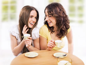Women at Coffee Table