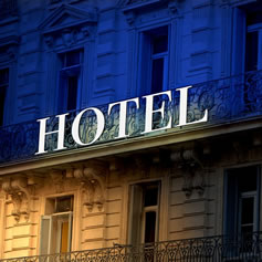 Hotel sign